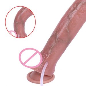 SXXY Realistic Ejaculation Large Realistic <b>Dildo</b> With Sucker Silicone Lifelike Squirting Penis Sex Toys for Women Masturbator - Product Image 2