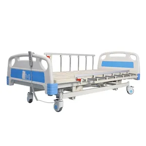 Mobilier d'hôpital lit de patient de clinique lit de soins infirmiers médicaux à 3 fonctions lit d'hôpital électrique