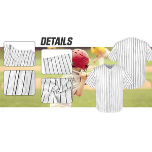 Maillot de softball respirant en maille de qualité supérieure pour homme, grande taille, avec nom d'équipe imprimé par <span class=keywords><strong>transfert</strong></span> thermique et patch brodé - Product Image 2