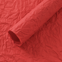 Papier de soie froissé à la main pour emballage floral, papier de doublure texturé, emballage volumineux pour bouquets, fournitures pour fleuristes, vente en gros