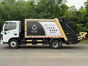 รถบรรทุกเก็บขยะสำหรับที่อยู่อาศัยขนาด 8,000 ลิตร ยี่ห้อ Foton 4x2 รถบดอัดขยะขนาด 14 ลูกบาศก์เมตร - Product Image 6