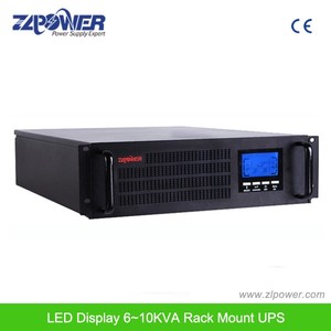 ZLPOWER Series 3000VA 2400W Single Phase Online UPS LCD+LED Display 2-Year Warranty Lead Acid Battery <b>Telecommunications</b> 0ms - Product Image 3