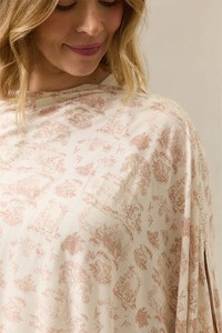 Paño de Lactancia Floral Transpirable de Modal/Algodón Suave, Multifuncional, para Verano, para Recién Nacidos - Product Image 3