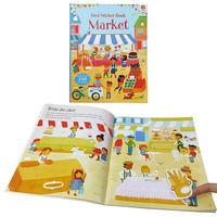 Livre pour enfants, tout en dessin animé, mathématiques, sciences, anglais, livre d'images, livre éducatif pour enfants, livre en carton tactile, livre d'autocollants