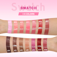 Cosmétiques personnalisés OEM à haute teneur en pigments brillants brillants végan hydratant longue durée brillant à lèvres marque privée brillant à lèvres liquide