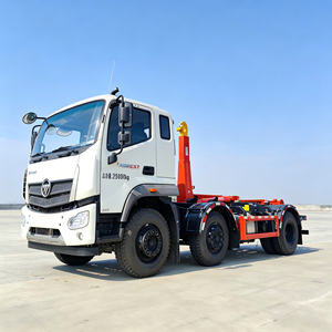 รถบรรทุกเก็บขยะแบบถอดได้ Foton Raywoo 6x2 ปิดผนึกกันรั่วซึม พร้อมระบบยกแบบ Hook Lift สำหรับเก็บขยะและของเสีย - Product Image 4