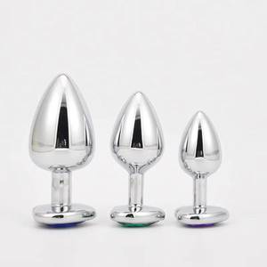Juego de Juguetes Sexuales Anales de Metal en Forma de Corazón con Cristal, para Masaje Vaginal y <span class=keywords><strong>Anal</strong></span>, para <span class=keywords><strong>Mujeres</strong></span> - Product Image 3