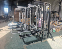 Appareil de musculation multifonctionnel professionnel pour la musculation du dos, avec système de charge par poulie, pour Lat Pulldown assis et Rameur assis