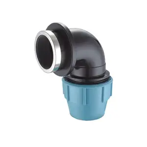 Agriculture Irrigation Brass Hose Adapter Quick Valve Barb Plastic Tube Connector PE Pipe 1/2-inch Compression Elbow Fitting