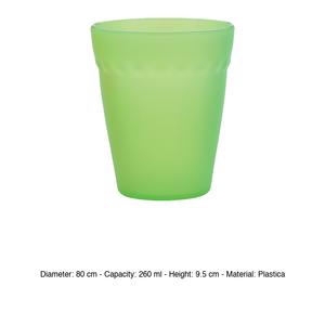 Vaso de Plástico Green Oasis 26 cl H 9.5 cm Ø 8 cm - Product Image 3
