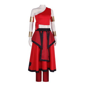 Costume Cosplay Anime <span class=keywords><strong>Avatar</strong></span> l'ultimo Airbender di Halloween Costume Bumi Omashu Katara con pantaloni e componenti Top - Product Image 4