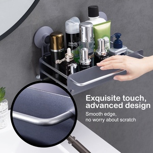 Taili-estante extraíble montado en la pared, cesta de almacenamiento, organizador, ventosa al vacío, Caddy de ducha para artículos de tocador, Baño - Product Image 4