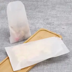 White Glassine Wax Paper Bag Sandwich Cookie Pastry Food Snack Bag Sleeves Grease Resistant Parchment Paper Bag