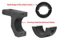 2 Braket dan 1.2/1/0.75 Inci 3 Pasang Insert Aksesoris 4X4 Lampu LED Off Road Horizontal Bull Bar Universal Clamp Mount