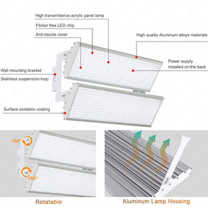 Công suất cao SMD đèn pha cao mast LED Đèn lũ ánh sáng 50 Wát 100 wát 150 watt IP65 sân vận động chiếu sáng cho cầu lông Tòa Án - Product Image 3