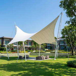 Nuova Tenda Impermeabile Resistente ai Raggi UV, Facile da Installare, Struttura a Membrana per Piazze Pubbliche - Product Image 2