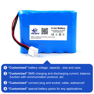Melasta <span class=keywords><strong>Li</strong></span>-Ionen 18650 Batterien ODM Maßgefertigter 5s1p Wiederaufladbarer 18,5V 2850mAh Lithium-Ionen-Akkupack Mit BMS für Medizinische Geräte - Product Image 4