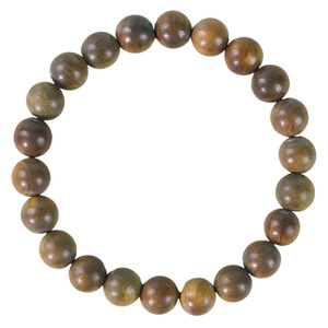 Green Sandalwood <b>Bracelet</b> 8mm Hand Polished Natural Women's Everyday Wear Cultural Collectible Jewelry - Product Image 5