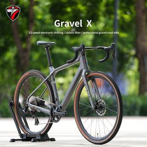 <span class=keywords><strong>Bicicleta</strong></span> de Gravel Personalizada con Llantas Todoterreno 700*40C, 13 Velocidades, Cambio Electrónico Inalámbrico, Cableado Aero Integrado - Product Image 1