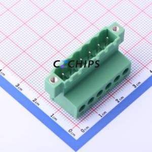 KF2EDGRKP-5.0-6P Plug-in Terminal <b>Block</b> P=5mm Connector Plug <b>Screw</b> Fixing 1x6P 5mm - Product Image 1