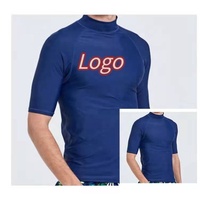 SR Surf UV écran personnalisé impression en silicone logo Rash Vest personnalisé imprimé Rash Guard