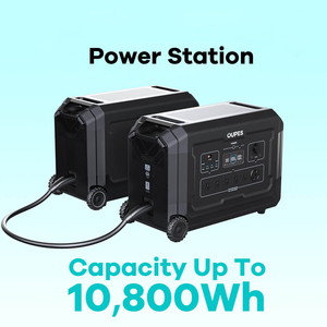 สถานีไฟฟ้าพกพา SOUOP 10kw สำหรับบ้านและแคมป์ปิ้ง แบตเตอรี่ Lifepo4 ระบบชาร์จพลังงาน 4000w เครื่องกำเนิดไฟฟ้าพลังงานแสงอาทิตย์ 110v - Product Image 6