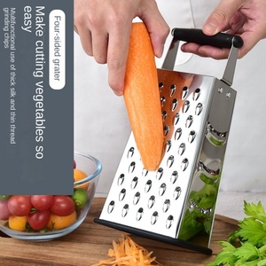 Multifunctional Stainless Steel <b>Vegetable</b> Slicer Food <b>Shredder</b> 4-sided Convenience Gadgets Cheese Grater for Kitchen - Product Image 3