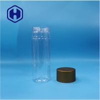 Vente en gros de pots cylindriques ronds en plastique PET transparent pour bonbons, aliments, avec bouchons à vis, étanches, sans BPA, pour collations, aliments pour bébés