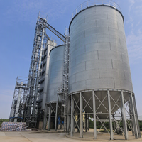 Silo à céréales isolé résistant aux intempéries |   Galvanisation à chaud avec panneau thermique, capacité de 100t à 10000t, économie d'énergie pour le stockage des semences