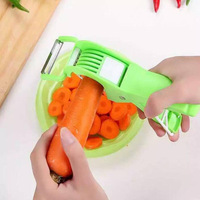 2-In-1 Dunschaar Plastic Multifunctionele Bananenkomkommer Wortelsnijder Fruitgroentesalade Shreddersnijders