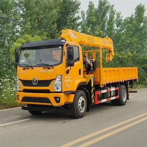 Grue télescopique montée sur camion Shacman 10 tonnes 12 tonnes 4x2, grue de chargement pour véhicule, en promotion - Product Image 4