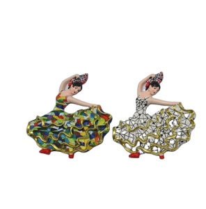 Personalizable Festival de baile letón regalo imán 3D resina bailarina pareja Lativa recuerdo imanes de nevera - Product Image 1