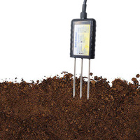 Sonde de température et d'humidité du sol certifiée CE RD-STME-P-01, conductivité EC, pour l'agriculture, capteur d'humidité des plantes