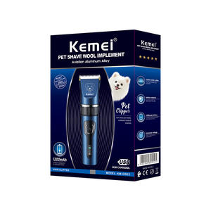 Cortadora de pelo para mascotas Kemei Km-Cw12, cuchilla de cerámica recargable por USB para el aseo de perros y gatos - Product Image 4