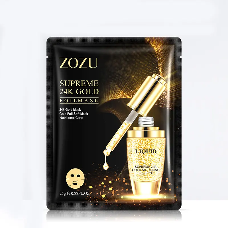 Laizozu — masque facial hydratant, nourrissant et anti-âge, OEM, ODM, or 24k, 1 pièce