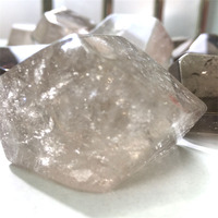 Cors en cristal naturel de haute qualité 4-6 cm, faces polies, Quartz fumé, forme pour la guérison spirituelle