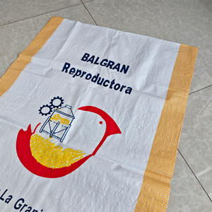 Cordon robuste 50kg-100kg agricole Karung Plastik PP <span class=keywords><strong>sac</strong></span> de <span class=keywords><strong>sac</strong></span> tissé en polypropylène sacs d'engrais d'alimentation de riz - Product Image 6