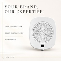 Collecteur de poussière pour ongles professionnel 60W avec écran LCD et puissance d'aspiration réglable