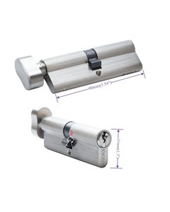 <span class=keywords><strong>Cilindro</strong></span> di blocco in ottone massiccio con 3 chiavi in ottone 90mm serratura a <span class=keywords><strong>cilindro</strong></span> di ricambio per <span class=keywords><strong>porta</strong></span> scorrevole - Product Image 5