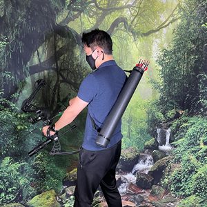 Échantillon gratuit – Sac de transport personnalisé en PVC 600D pour arbalète, léger, grande capacité, pour la chasse en extérieur, étui réglable pour arbalète - Product Image 4