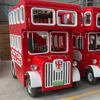 Nouveau bus électrique londonien pour parc d'attractions à vendre bus de fête à double pont