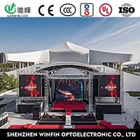 Écran LED géant étanche Winfin modèle privé P3.91 pour location extérieure, concerts et publicité – Mur vidéo LED