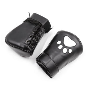 <span class=keywords><strong>HM</strong></span> vente en gros de contraintes de main fleur de prunier ensemble de mitaines de patte de chien accessoires de Performance BDSM Bondage sexe ABDL <span class=keywords><strong>mitaine</strong></span> de patte d'ours - Product Image 6