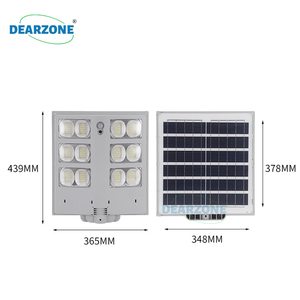 Réverbère solaire LED 1000W intégré certifié télescopique ABS pôle Radar Induction IP65 DC <span class=keywords><strong>jardin</strong></span> rural utilisation extérieure - Product Image 4