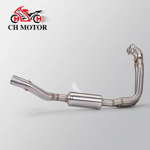 CHMotor Slip-on pour Aprilia RS660 RS 660 Tuono 660 2021 2022 2023 Systèmes complets d'échappement de moto, silencieux Espace, tuyau de liaison avant - Product Image 1