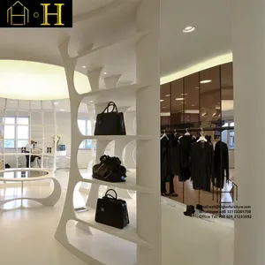 Customized Bag Display Cabinet Showcase Handbag Shop Display Handbag Display Shelf Design