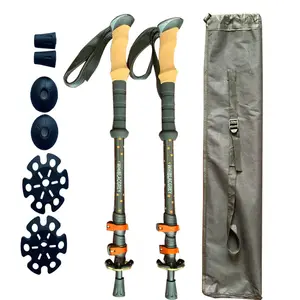 Arbon-Palo <span class=keywords><strong>de</strong></span> <span class=keywords><strong>trekking</strong></span> telescópico <span class=keywords><strong>baston</strong></span> <span class=keywords><strong>de</strong></span> trail, 3 ejes - Product Image 1