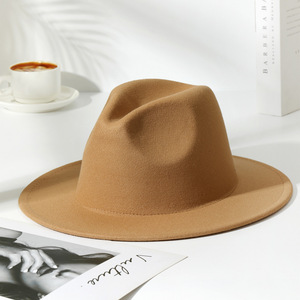 2025 nuevo sombrero de <span class=keywords><strong>vaquero</strong></span> Cabeza de Vaca accesorios patrón monocromático sombrero de fieltro hombres y mujeres ala <span class=keywords><strong>grande</strong></span> sombrero al aire libre occidental - Product Image 6