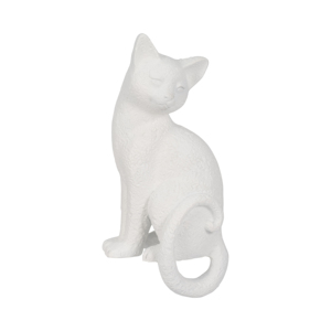 Statuetta di gattino in resina con coda appesa, ornamento fantasioso per la decorazione della casa, del bagno, dell'ufficio, del soggiorno - Product Image 2