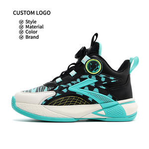 603020 printemps/automne nouveauté garçons imperméable anti-dérapant chaussures de <span class=keywords><strong>basket</strong></span>-ball haut en cuir supérieur chaussures de Sport pour enfants - Product Image 3